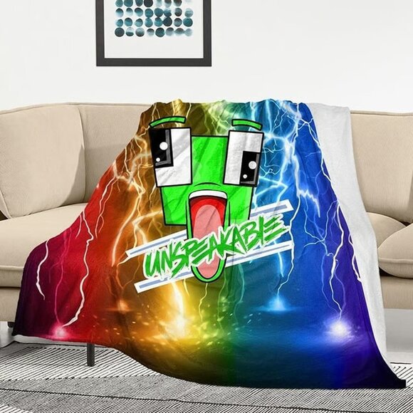 Unspeakable Cartoon Blanket Super Soft Flannel Fleece Blankets for Kids 60"*50" - Picture 2 of 6